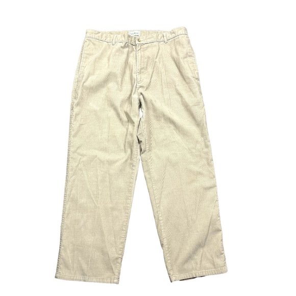 L. L. Bean Other - L. L. Bean 36" X 29" Corduroy Pants Vintage Tan Career